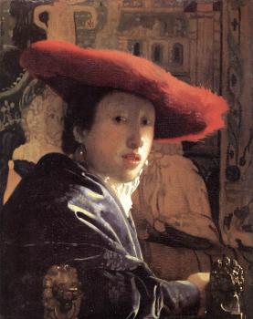 約翰尼斯 維米爾 Girl with a Red Hat